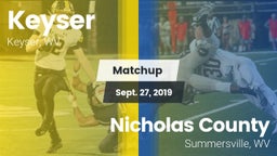 Matchup: Keyser vs. Nicholas County  2019