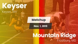 Matchup: Keyser vs. Mountain Ridge  2019