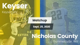 Matchup: Keyser vs. Nicholas County  2020