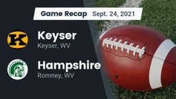Recap: Keyser  vs. Hampshire  2021
