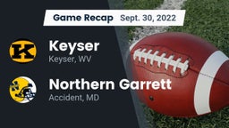 Recap: Keyser  vs. Northern Garrett  2022