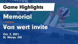 Memorial  vs Van wert invite Game Highlights - Oct. 2, 2021