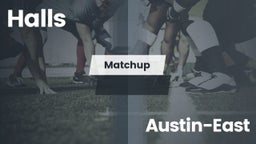 Matchup: Halls vs. Austin-East  2016