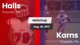 Matchup: Halls vs. Karns  2017