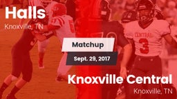 Matchup: Halls vs. Knoxville Central  2017