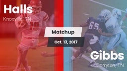 Matchup: Halls vs. Gibbs  2017
