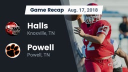 Recap: Halls  vs. Powell  2018