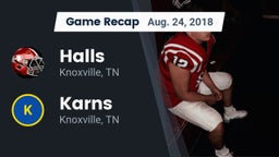 Recap: Halls  vs. Karns  2018