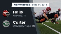 Recap: Halls  vs. Carter  2018