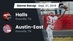 Recap: Halls  vs. Austin-East  2018