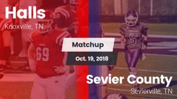 Matchup: Halls vs. Sevier County  2018