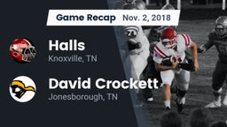 Recap: Halls  vs. David Crockett  2018