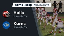 Recap: Halls  vs. Karns  2019