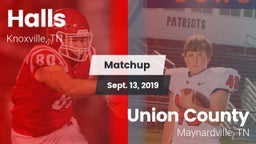 Matchup: Halls vs. Union County  2019