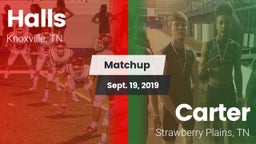 Matchup: Halls vs. Carter  2019