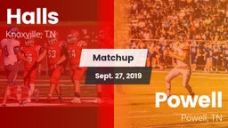 Matchup: Halls vs. Powell  2019