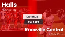 Matchup: Halls vs. Knoxville Central  2019