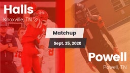 Matchup: Halls vs. Powell  2020