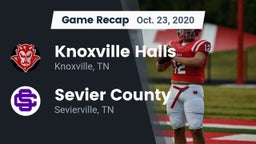 Recap: Knoxville Halls  vs. Sevier County  2020