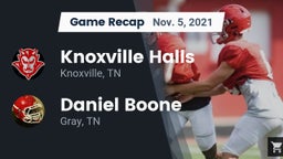 Recap: Knoxville Halls  vs. Daniel Boone  2021