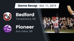 Recap: Bedford  vs. Pioneer  2019