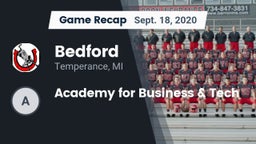Recap: Bedford  vs. Academy for Business & Tech  2020