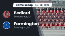 Recap: Bedford  vs. Farmington  2022