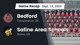 Recap: Bedford  vs. Saline Area Schools 2023