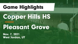 Copper Hills HS vs Pleasant Grove Game Highlights - Nov. 7, 2021