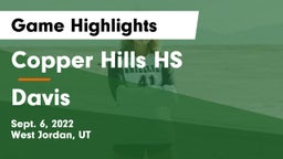 Copper Hills HS vs Davis  Game Highlights - Sept. 6, 2022