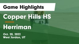 Copper Hills HS vs Herriman  Game Highlights - Oct. 20, 2022