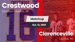 Matchup: Crestwood High vs. Clarenceville  2018