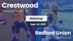 Matchup: Crestwood High vs. Redford Union  2019