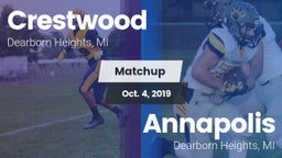 Matchup: Crestwood High vs. Annapolis  2019