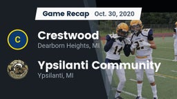 Recap: Crestwood  vs. Ypsilanti Community  2020