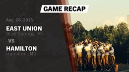 Recap: East Union  vs. Hamilton  2015