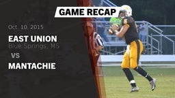 Recap: East Union  vs. Mantachie 2015