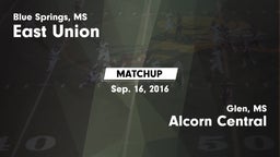 Matchup: East Union vs. Alcorn Central  2016