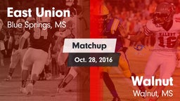 Matchup: East Union vs. Walnut  2016