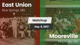 Matchup: East Union vs. Mooreville  2017