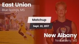 Matchup: East Union vs. New Albany  2017