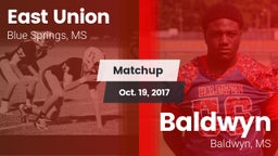 Matchup: East Union vs. Baldwyn  2017