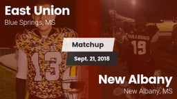 Matchup: East Union vs. New Albany  2018