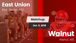 Matchup: East Union vs. Walnut  2018