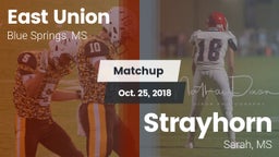 Matchup: East Union vs. Strayhorn  2018