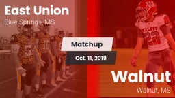 Matchup: East Union vs. Walnut  2019