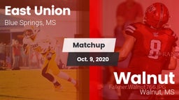 Matchup: East Union vs. Walnut  2020