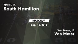 Matchup: South Hamilton vs. Van Meter  2016