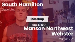 Matchup: South Hamilton vs. Manson Northwest Webster  2017