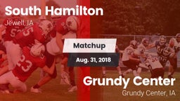 Matchup: South Hamilton vs. Grundy Center  2018
